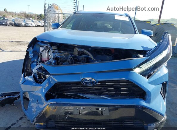2T3T6RFV7NW033826 2022 TOYOTA RAV4 HYBRID Blue Vista del cuadro de instrumentos