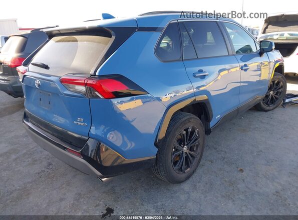2T3T6RFV7NW033826 2022 TOYOTA RAV4 HYBRID Blue Trasero derecho