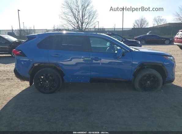 2T3T6RFVXRW057320 2024 TOYOTA RAV4 HYBRID Blue Вид задньої частини салону