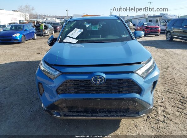 2T3T6RFVXRW057320 2024 TOYOTA RAV4 HYBRID Blue Вид щитка приладів