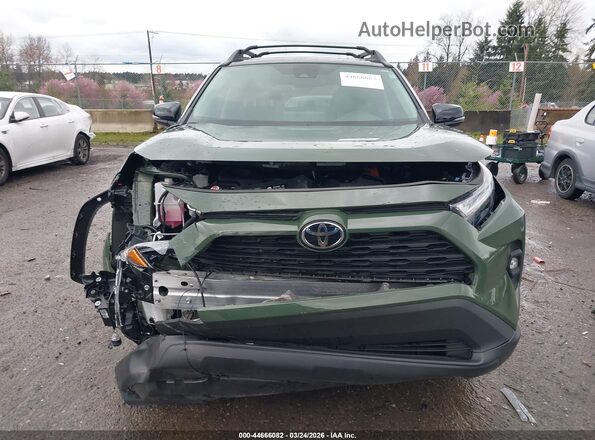 2T3UWRFV0SW253504 2025 TOYOTA RAV4 HYBRID Green Instrument cluster view