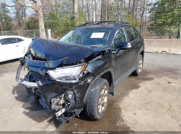 2T3UWRFV2RW195244 2024 TOYOTA RAV4 HYBRID Black წინა მარცხენა ხედი სამი მეოთხედიდან