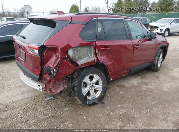 2T3W1RFV6MW158911 2021 TOYOTA LE Maroon Задня права чверть