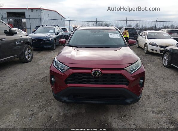 2T3W1RFV6MW158911 2021 TOYOTA LE Maroon Вид задньої частини салону