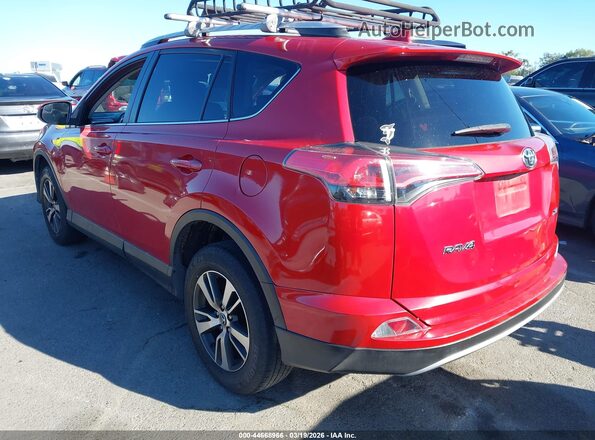 2T3WFREV1GW281541 2016 TOYOTA LE Red Задня ліва чверть