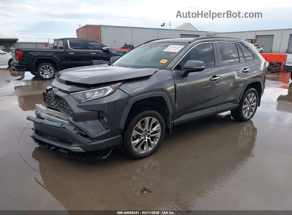 2T3Y1RFV8KC014347 2019 TOYOTA LIMITED Gray Առջևի ձախ երեք քառորդ տեսարան