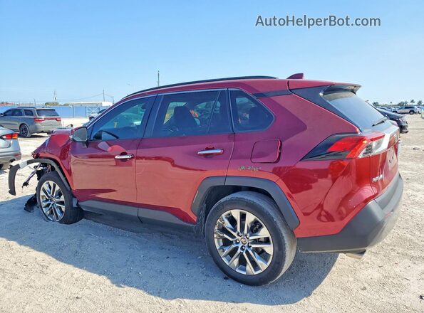 2T3Y1RFVXMW157365 2021 TOYOTA RAV4 Red Trasero izquierdo