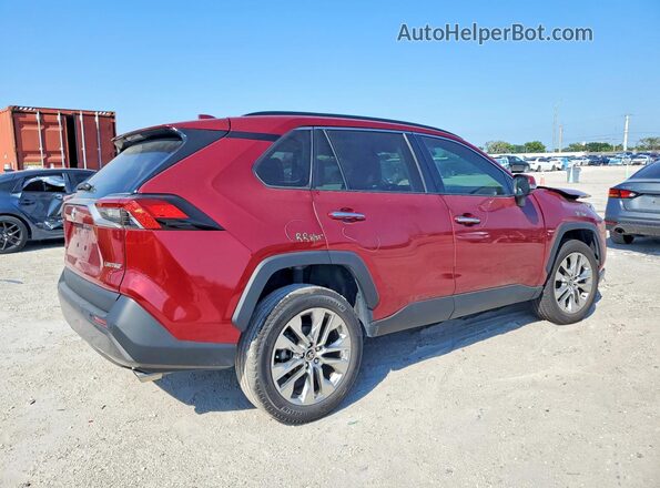 2T3Y1RFVXMW157365 2021 TOYOTA RAV4 Red Trasero derecho