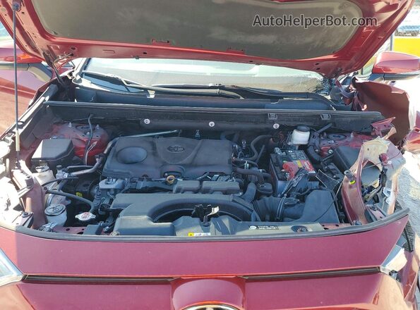 2T3Y1RFVXMW157365 2021 TOYOTA RAV4 Red Vista del compartimento del motor