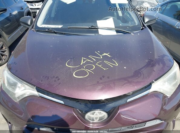2T3ZFREV0HW347575 2017 TOYOTA LE Purple Вид ззаду