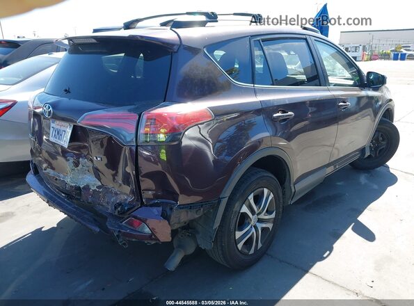 2T3ZFREV0HW347575 2017 TOYOTA LE Purple Задня права чверть