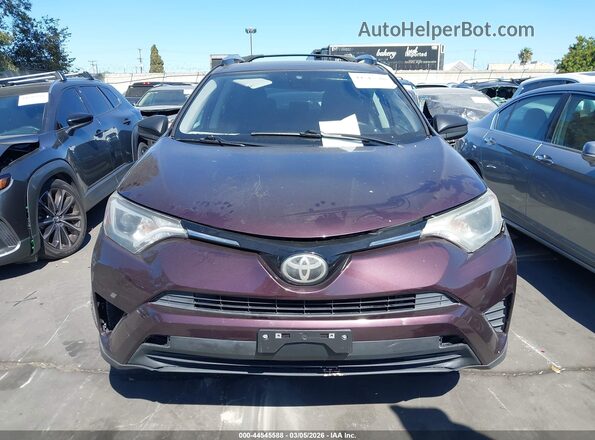 2T3ZFREV0HW347575 2017 TOYOTA LE Purple Вид задньої частини салону