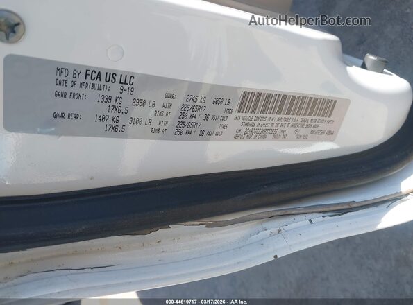2c4rdgcg3kr773826 2019 DODGE CARAVAN White Vista del compartimento del motor