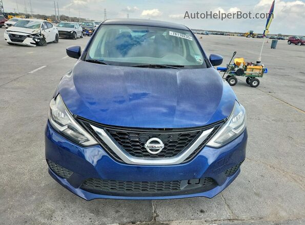 3N1AB7AP9KY326944 2019 NISSAN SENTRA Синий 
