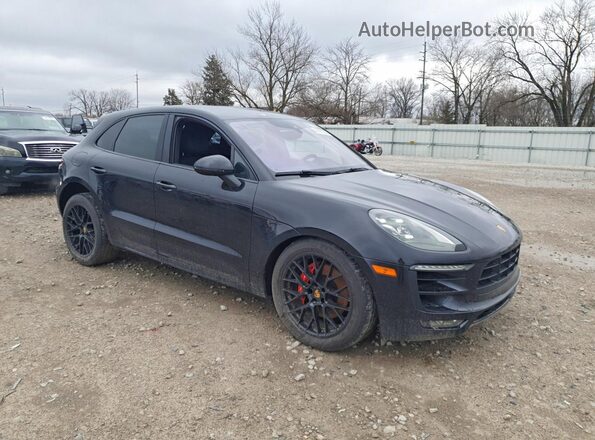 WP1AG2A56HLB55313 2017 PORSCHE MACAN Black Widok z przodu
