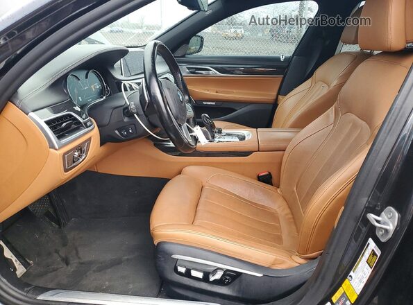 WBA7J2C33HG497851 2017 BMW 7 SERIES Gray Առջևի վահանակի տեսք