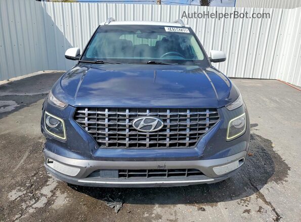 KMHRC8A39NU149041 2022 HYUNDAI VENUE Синий Вид спереди