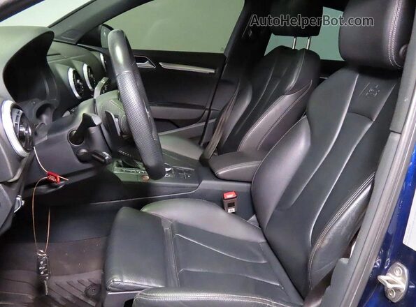 WAUB1GFF6KA100141 2019 AUDI S3 Blue Հետևի նստատեղերի տեսք