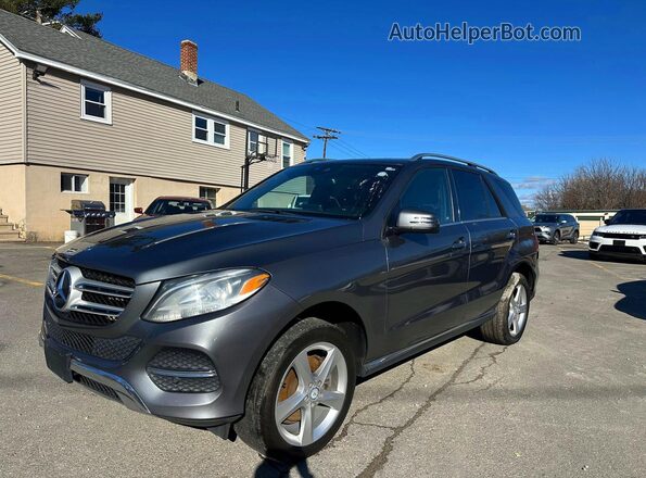 4JGDA5HB1HA844695 2017 MERCEDES-BENZ GLE Gray Trasero izquierdo
