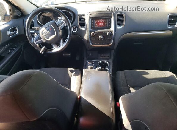 1C4RDJAG8GC354063 2016 DODGE DURANGO Black Widok zestawu wskaźników