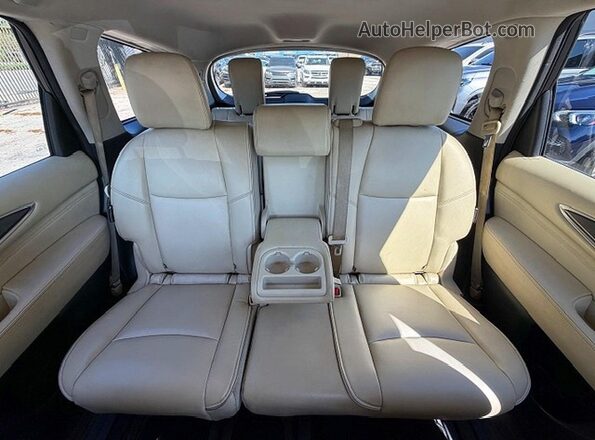 5N1DL0MN4LC547527 2020 INFINITI QX60 White Vista interior trasera