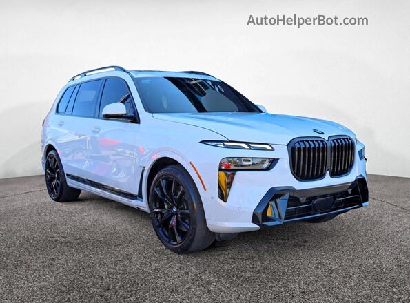 5UX23EM04P9RR2231 2023 BMW X7 White Հետևի ձախ