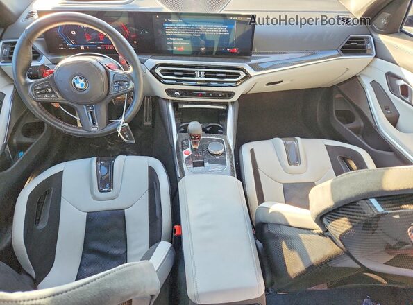 WBS43AY04PFN35500 2023 BMW M3 Синий Вид панели приборов