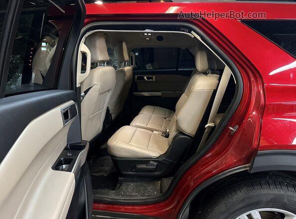 1FMSK8DH3PGB81884 2023 FORD FORD EXPLORER Красный Вид спереди