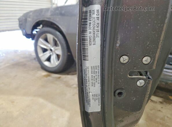 2C3CDZAGXMH506278 2021 DODGE CHALLENGER Charcoal Vista interior de 360 grados