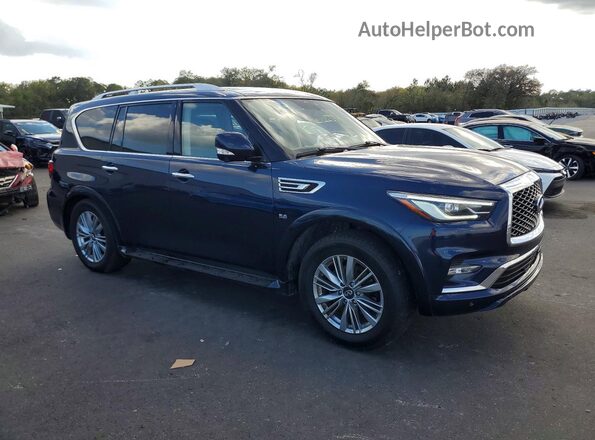 JN8AZ2NE4K9227902 2019 INFINITI QX80 Blue 