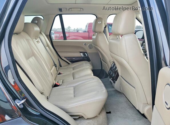 SALGS2PF3GA305634 2016 LAND ROVER RANGE ROVER Black ძრავის განყოფილების ხედი