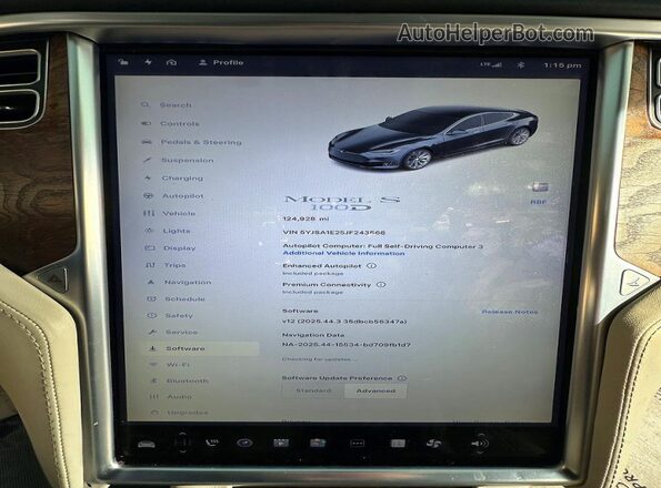 5YJSA1E25JF243568 2018 TESLA MODEL Gray 