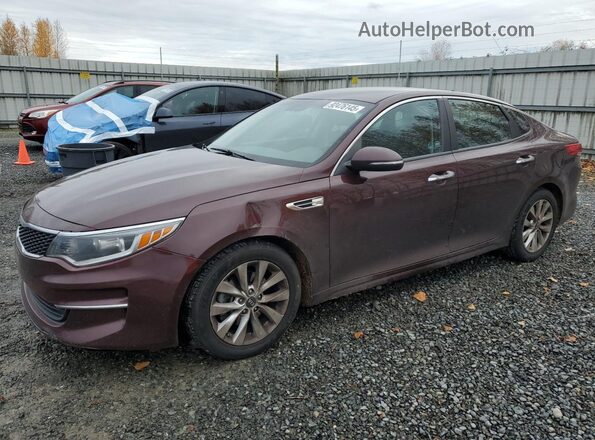 5XXGT4L31HG130608 2017 KIA OPTIMA Burgundy 