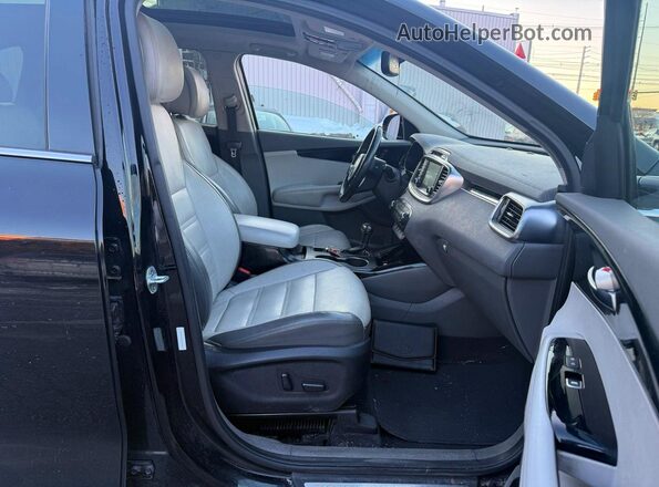 5XYPKDA56GG030215 2016 KIA SORENTO Black Widok z tyłu