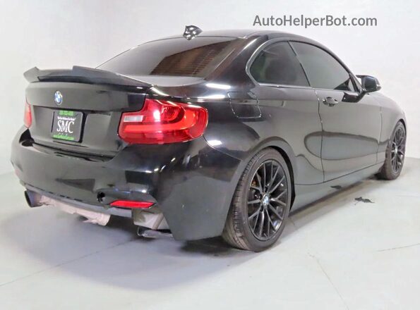 WBA1F9C54GV544669 2016 BMW 2 SERIES Black Przód prawy