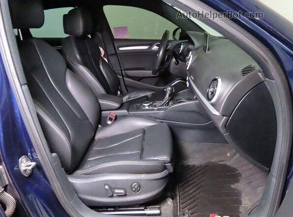 WAUB1GFF6KA100141 2019 AUDI S3 Blue Հետևի տեսք