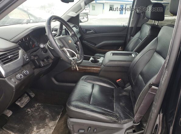 1GNSKBKC7HR254549 2017 CHEVROLET TAHOE Black წინა სალონის ხედი