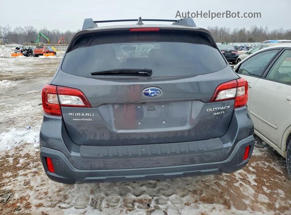 4S4BSENC3J3340502 2018 SUBARU OUTBACK Серый Вид салона спереди