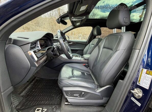 WA1AXAF70MD010157 2021 AUDI Q7 Blue VIN კოდის სტიკერის ხედი