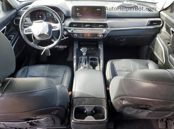 5XYP3DHC9NG230195 2022 KIA TELLURIDE Gray Widok deski rozdzielczej
