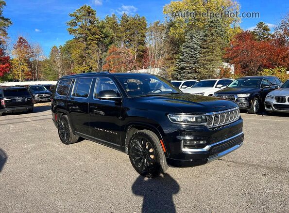 1C4SJVGJ1NS114621 2022 JEEP GRAND Black Tył lewy