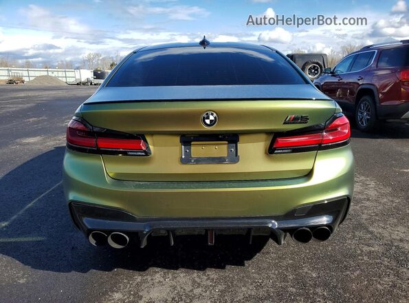 WBSJF0C53KB284461 2019 BMW M5 Green Vista interior delantera