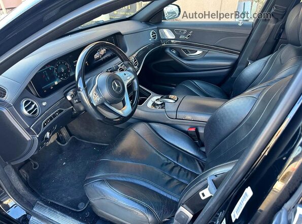 WDDUG6EB4KA439487 2019 MERCEDES-BENZ S-CLASS Черный Вид задней части салона