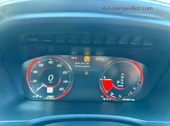 YV4BC0PLXH1180980 2017 VOLVO XC90 Черный Вид щитка приборов