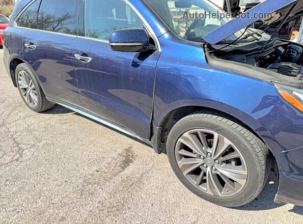 5FRYD4H54HB006216 2017 ACURA MDX Blue 