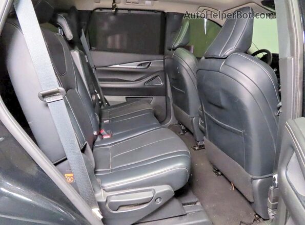 5N1DL1FR7PC368443 2023 INFINITI QX60 Black წინა სალონის ხედი