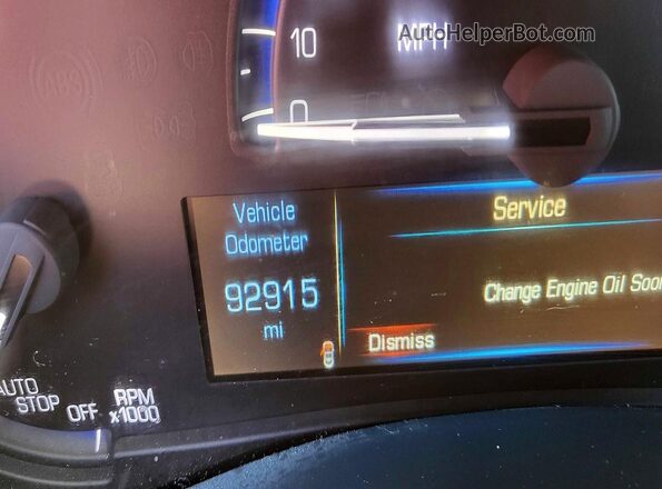 1G6AH1RX6G0131871 2016 CADILLAC ATS Red Widok zestawu wskaźników
