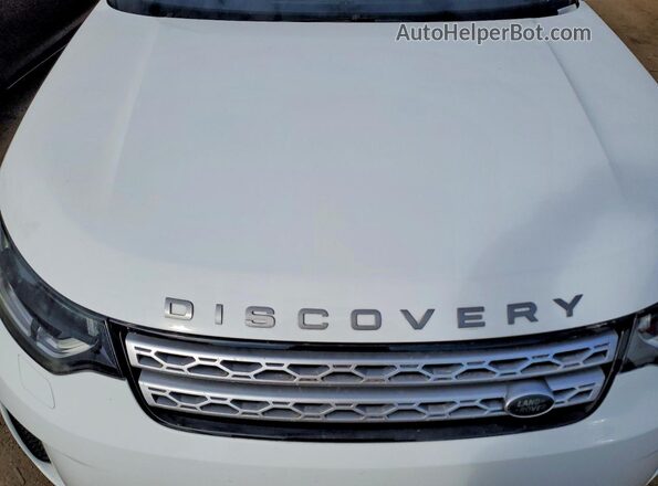 SALRR2RK8JA047746 2018 LAND ROVER DISCOVERY White VIN sticker view