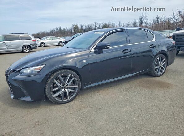 JTHBZ1BL4JA015896 2018 LEXUS GS Black Հետևի ձախ