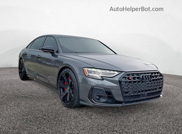 WAULSAF80SN004532 2025 AUDI S8 Gray Հետևի ձախ